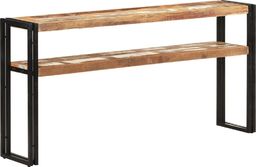  vidaXL Stolik konsolowy, 150x30x75 cm, lite drewno z odzysku