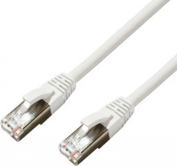  MicroConnect CAT6A S/FTP 0.25m White LSZH