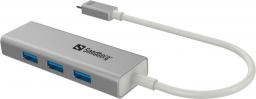 HUB USB Sandberg 3x USB-A 3.0 (136-03)