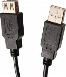 Kabel USB Maclean USB-A - USB-A 5 m Czarny (MCTV-745)