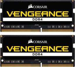 Pamięć do laptopa Corsair Vengeance, SODIMM, DDR4, 32 GB, 2666 MHz, CL18 (CMSX32GX4M2A2666C18)