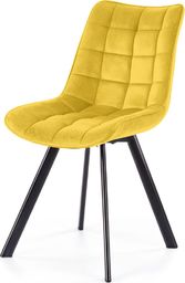  Selsey SELSEY Krzesło tapicerowane Derisa żółte