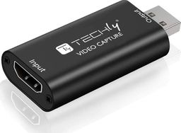 Adapter USB Techly USB - HDMI Czarny  (I-USB-VIDEO-1080TY)