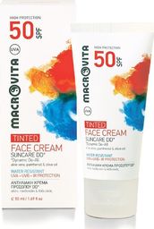 Macrovita Krem DD Do opalania twarzy SPF50 (lekko barwiony) 50ml