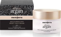 Macrovita OLIVE & ARGAN MULTI-EFFECTIVE krem na noc do każdego rodzaju cery 50ml