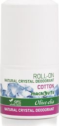  Macrovita Dezodorant roll-on z naturalnym kryształem COTTON 50 ml