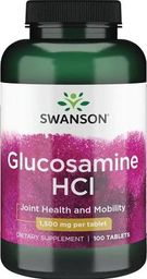  Swanson Swanson - Glukozamina HCL, 1500mg, 100 tabletek