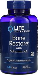  Life Extension Life Extension - Bone Restore + Witamina K2, 120 kapsułek