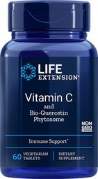 Life Extension Life Extension - Witamina C + Bio-Quercetin Phytosome, 60 tabletek wegetariańskich