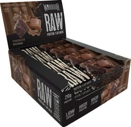 Warrior Warrior - Raw Protein Flapjack, Czekoladowe Brownie, 12 bars