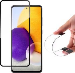  Wozinsky Wozinsky Full Cover Flexi Nano folia szklana szkło hartowane z ramką Samsung Galaxy A72 4G czarny