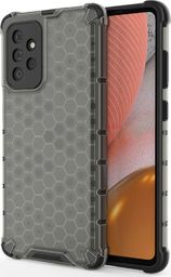  Hurtel Honeycomb etui pancerny pokrowiec z żelową ramką Samsung Galaxy A72 4G czarny