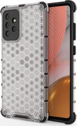  Hurtel Honeycomb etui pancerny pokrowiec z żelową ramką Samsung Galaxy A72 4G przezroczysty