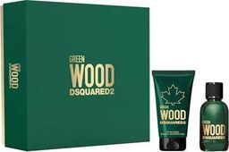  Dsquared2 Zestaw Green Wood Pour Homme EDT 100ml + SG 150ml