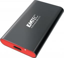 Dysk zewnętrzny SSD Emtec X210 Elite 512GB Czarno-czerwony (ECSSD512GX210)
