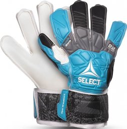  Select Rękawice bramkarskie Select 22 Flexi Grip Flat Cut 2019 niebiesko-szaro-białe : Rozmiar - 11
