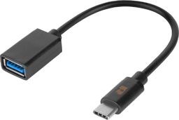 Adapter USB LechPol USB-C - USB Czarny  (RB-6007-015-B)