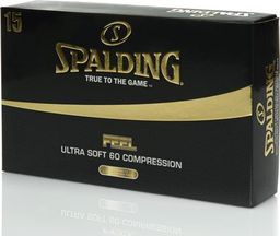 Spalding Piłki golfowe SPALDING FEEL (białe), 15 szt.