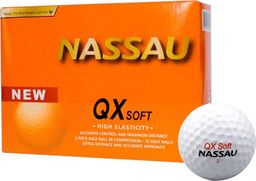 Nassau Piłki golfowe NASSAU QX SOFT (białe)