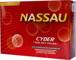 Nassau Piłki golfowe NASSAU CYBER (białe)