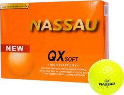 Nassau Piłki golfowe NASSAU QX SOFT (żółte)
