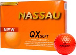 Nassau Piłki golfowe NASSAU QX SOFT (orange)