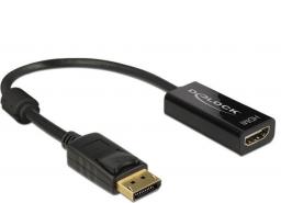 Adapter AV Delock DisplayPort - HDMI czarny (62609)