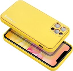  Futerał Forcell LEATHER Case skórzany do SAMSUNG Galaxy A52 5G / A52 LTE ( 4G ) żółty
