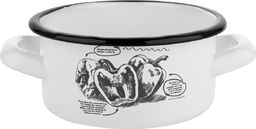 Emalia Pleszew Garnek emaliowany niski Emalia Polska Pleszew Bell 12 cm 650 ml