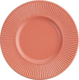 Florina TALERZ DESEROWY PRĄŻKI 22 CM KORAL kod: 2PC-TAL-PR/22K