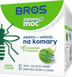  Bros Zielona Moc elektro + 10 wkładów na komary