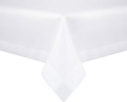  Łóżkoholicy Obrus Plamoodporny Klasyczny Elegant Biały 120x160