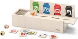  Viga Toys Układanka Gra edukacyjna drewniana do nauki sortowania śmieci