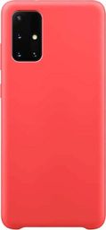  Hurtel Silicone Case elastyczne silikonowe etui pokrowiec Samsung Galaxy S21+ 5G (S21 Plus 5G) czerwony