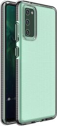  Hurtel Spring Case pokrowiec żelowe etui z kolorową ramką do Samsung Galaxy A12 / Galaxy M12 czarny