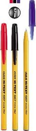  Fibracolor Długopis Hi-Text 0, 7 mm 667Orange 50 szt. czerwony Fibracolor TARGI