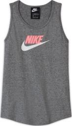  Nike Koszulka Nike Sportswear Big Kids' (Girls') Jersey Tank DA1386 091 DA1386 091 szary XL