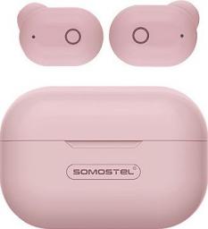 Słuchawki Somostel J58 TWS Różowe