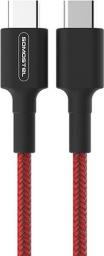 Kabel USB Somostel USB-C - USB-C 1 m Czerwony (28858)