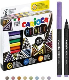  Carioca Pisaki metaliczne 8 kolorów CARIOCA