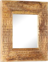  vidaXL Lustro w ręcznie rzeźbionej ramie, 50x50x11 cm, drewno mango