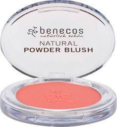  Benecos BENECOS_Natural Powder Blush róż do policzków koralowa czerwień Sassy Salmon 5,5g