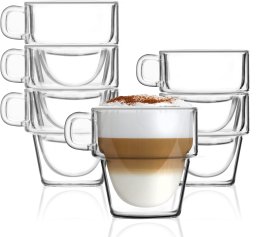 Vialli Design Szklanki termiczne z podwójną ścianką 6szt. 350ml Senso 27459
