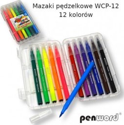 Polsirhurt Pisaki pędzelkowe 12 kolorów WCP-12