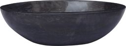 Umywalka vidaXL Umywalka, czarna, 53x40x15 cm, marmurowa