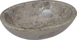 Umywalka vidaXL Umywalka, szara, 53x40x15 cm, marmurowa