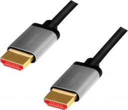 Kabel LogiLink HDMI - HDMI 1m szary (CHA0104)