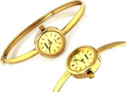 Zegarek Lovrin Złoty damski zegarek 585 na sztywnej bransoletce 11,48 g