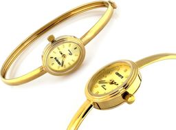 Zegarek Lovrin Złoty damski zegarek 585 sztywna bransoletka 11,5 g