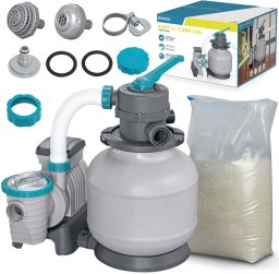 Bestway Pompa piaskowa 8327 l/h 58499 +piasek 25kg